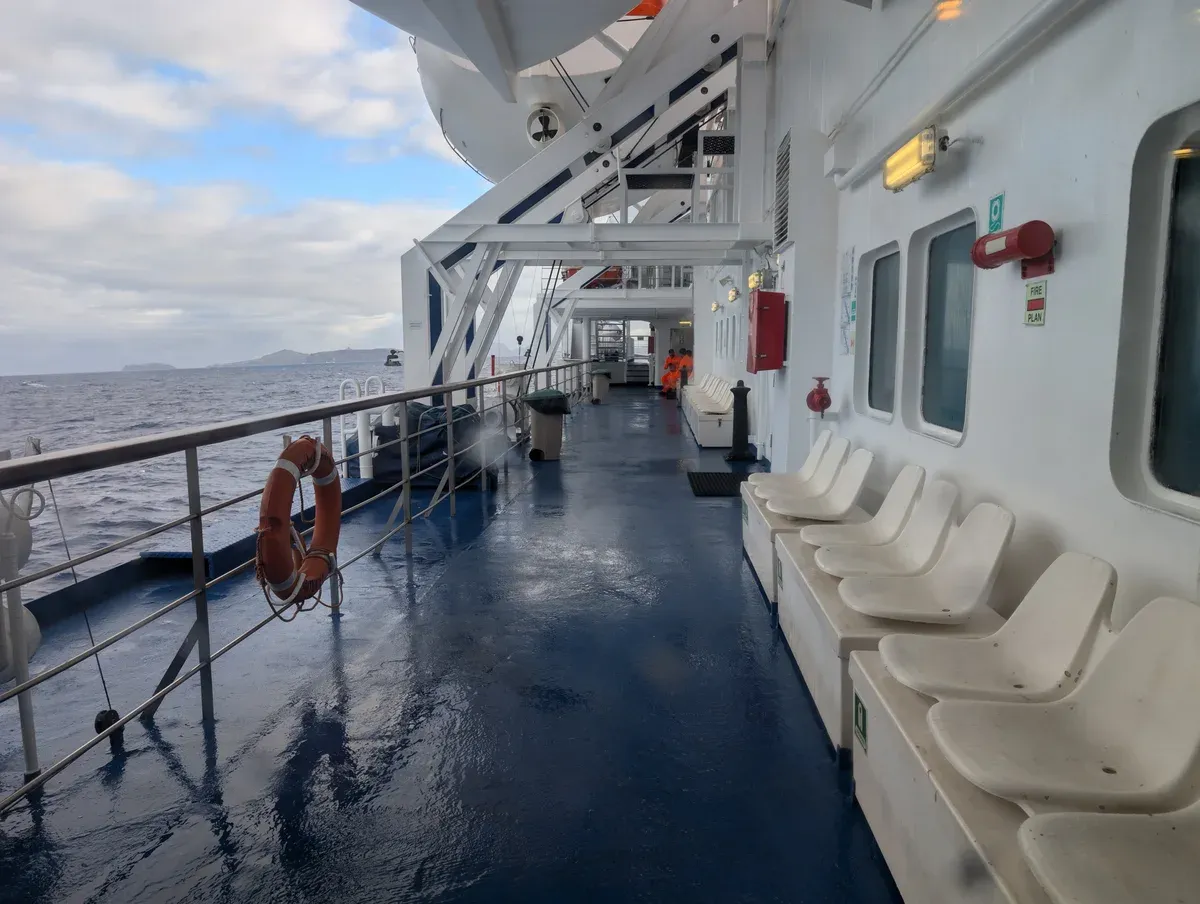 The Lobo Marinho ferry that sails the Porto Santo route from Funchal, Madeira